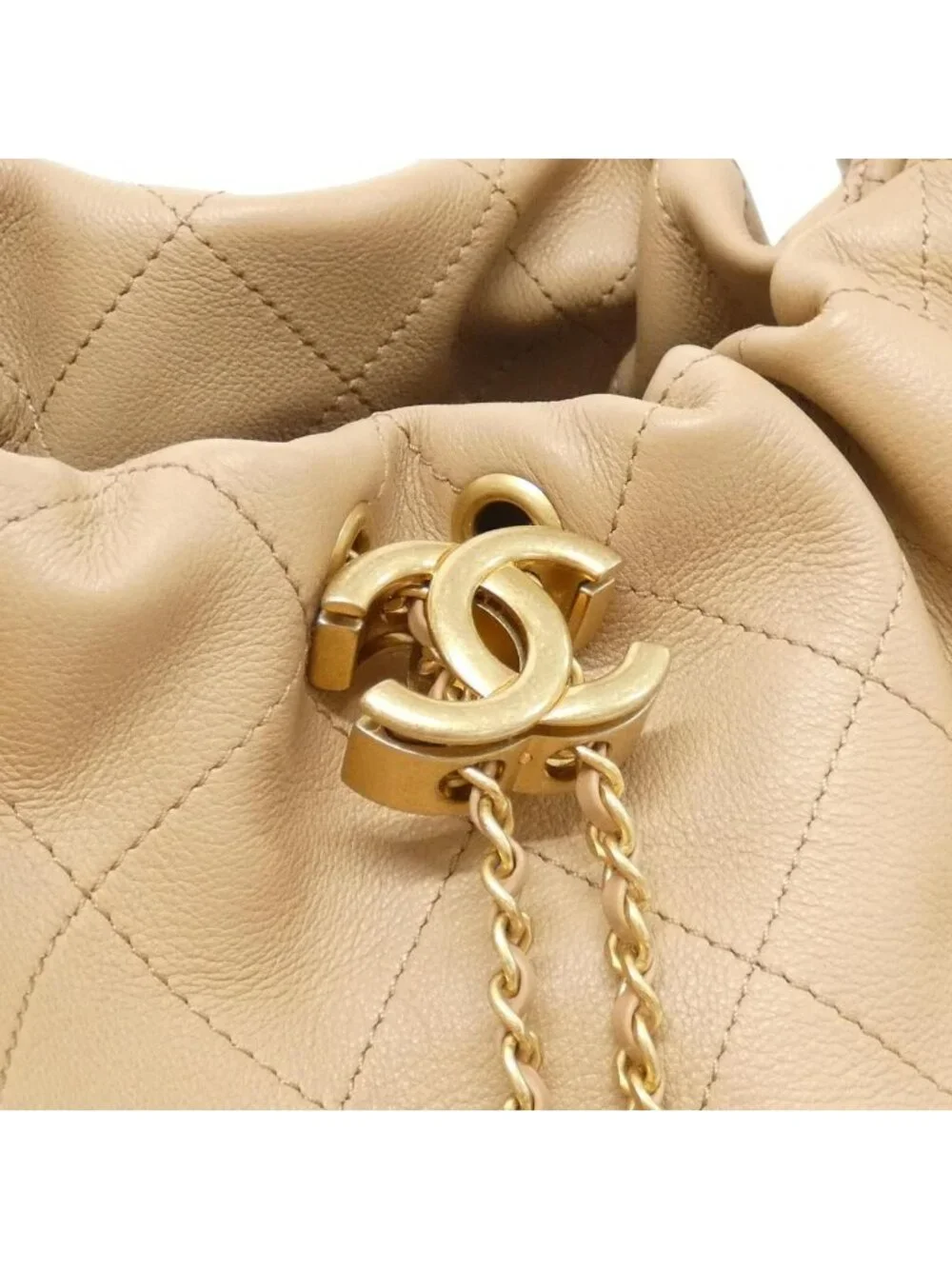 Chanel Shoulder Bag Beige